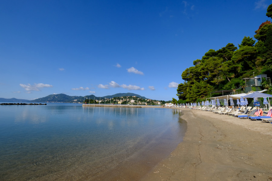 The beach of our hotel.