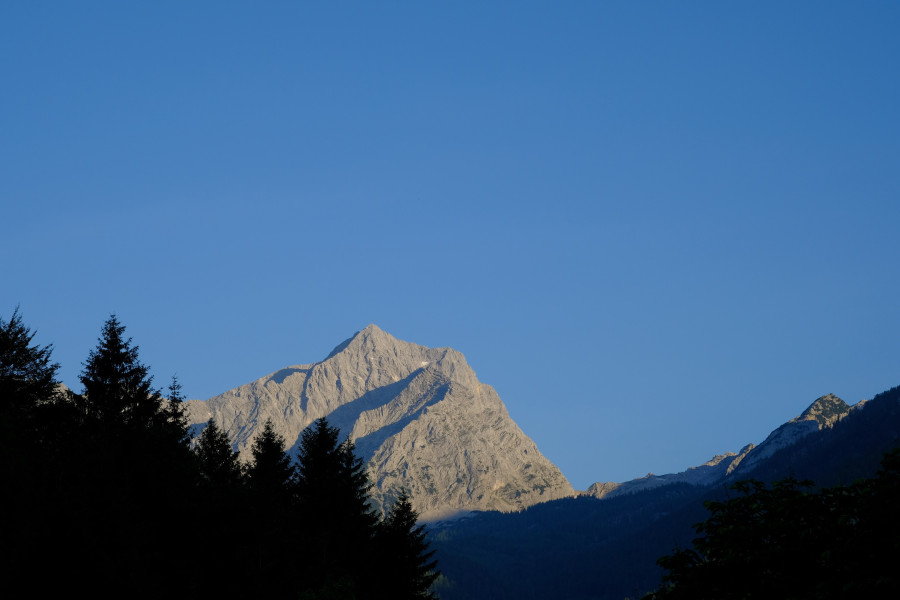Morning view of the Grosse Priel